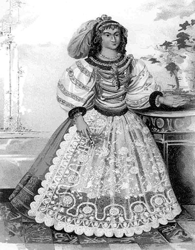 17th century fashion for Hungarian noblewomen